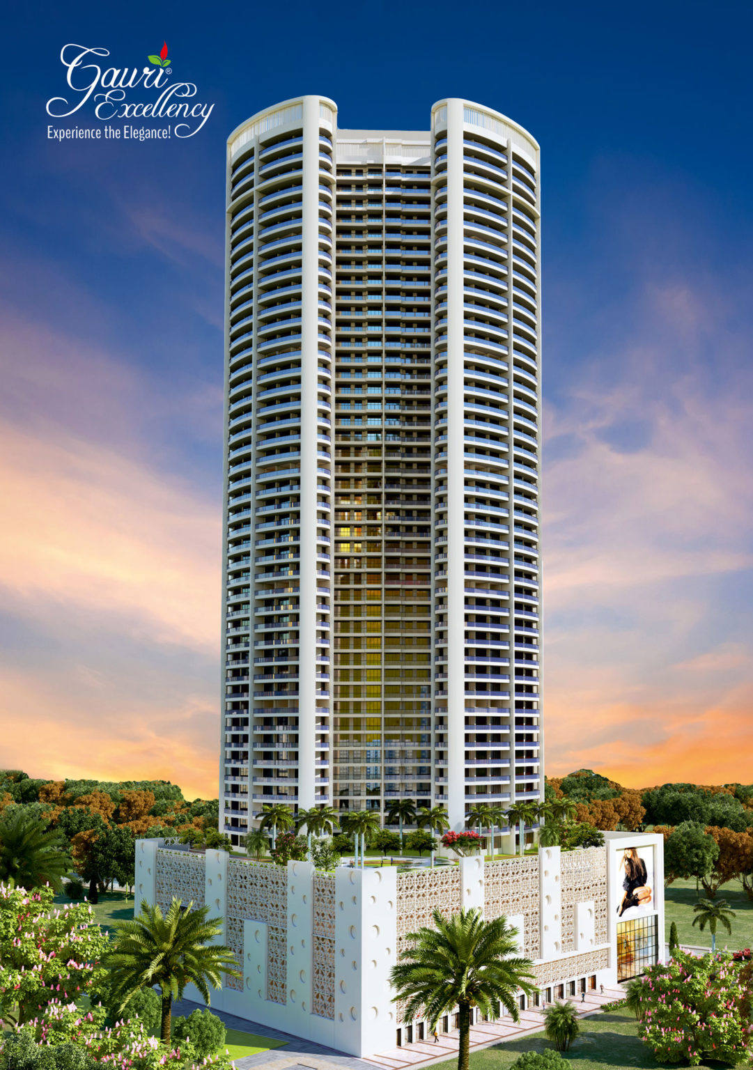 Gauri Excellency is one of the most luxurious projects with the perfect and right amount of conventional features. This residential project is designed specifically to meet the needs of a contemporary lifestyle. The aesthetic appeal and beauty of the apartments will leave a person charmed along with the scenic beauties that surround this residential space. Along with enjoying all the modern facilities and a contemporary lifestyle, this property offers something that city dwellers in particular s